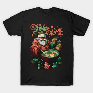 Ramen Santa Clause - Christmas In Japan! Hohoho T-Shirt